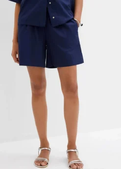 bonprix Bekleidung·Outdoorbekleidung|Bekleidung·Kleider|Schlupf-Shorts aus reiner Baumwolle tiefseeblau