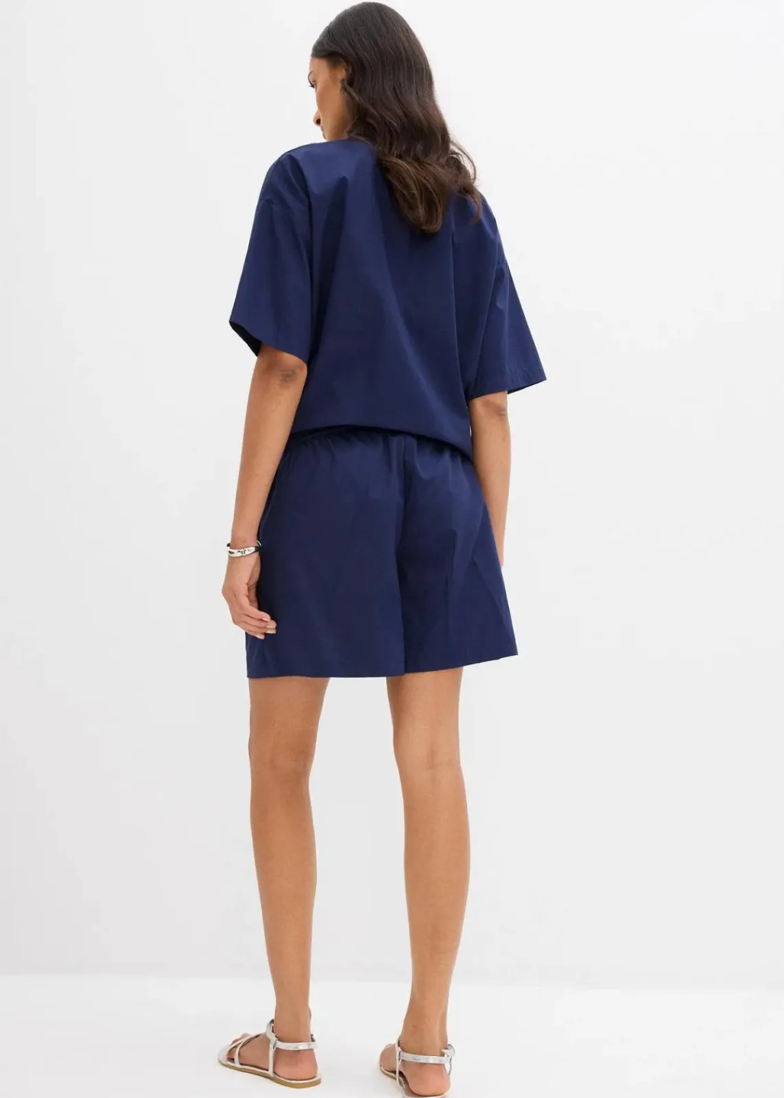 bonprix Bekleidung·Outdoorbekleidung|Bekleidung·Kleider|Schlupf-Shorts aus reiner Baumwolle tiefseeblau