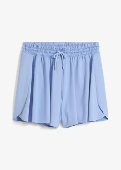 bonprix Hosen|Shorts|Schlupf-Shorts im Tennis-Look perlblau