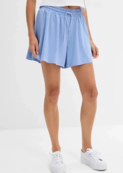 bonprix Hosen|Shorts|Schlupf-Shorts im Tennis-Look perlblau