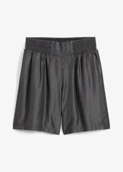Schlupf-Shorts mit Smockbund|bonprix New