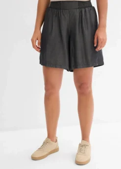 Schlupf-Shorts mit Smockbund|bonprix New