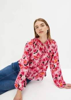 Schluppenbluse aus Chiffon|bonprix Outlet
