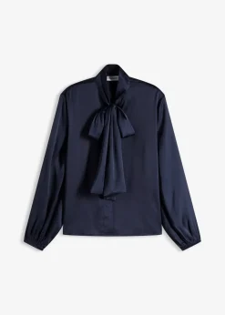 Schluppenbluse aus fließendem Satin|bonprix Sale