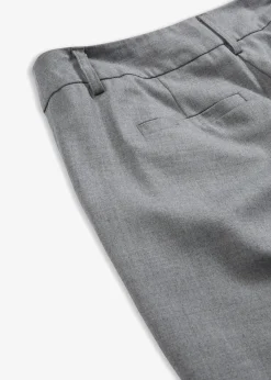 bonprix Bekleidung·Kleider|Hosen|Schmale Hose mit weichem Wollanteil grau meliert meliert