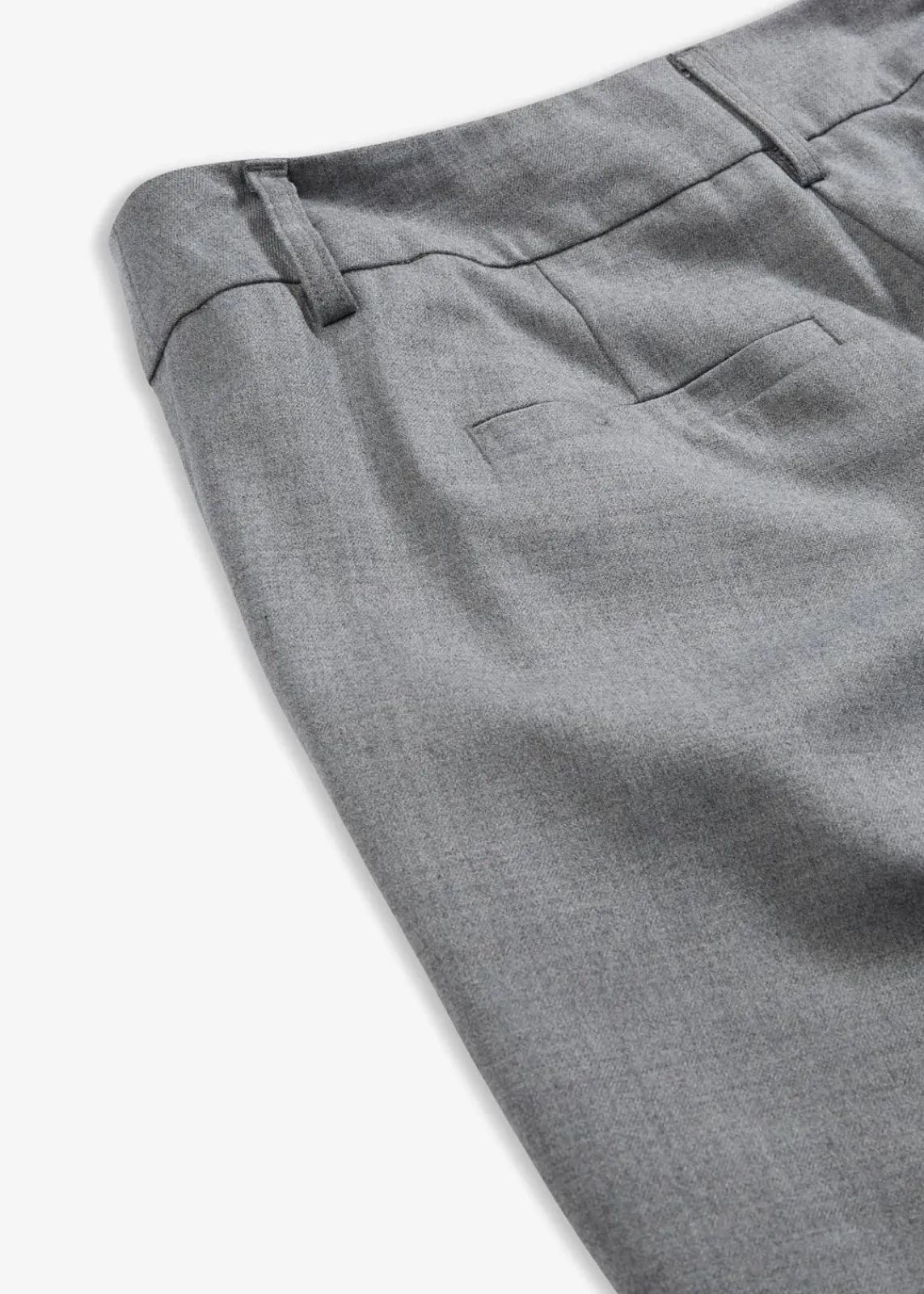 bonprix Bekleidung·Kleider|Hosen|Schmale Hose mit weichem Wollanteil grau meliert meliert