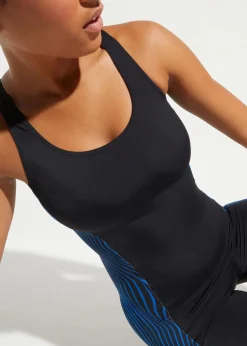 Schnelltrocknender Sport-Badeanzug in Langgröße mit Bein|bonprix Hot