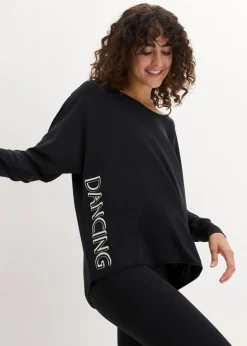 Schnelltrocknendes Sport-Shirt mit Retro-Print|bonprix New