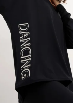 Schnelltrocknendes Sport-Shirt mit Retro-Print|bonprix New