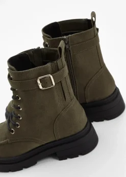 Schnürboots mit Schnalle|bonprix Online