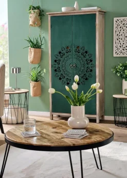 bonprix Schränke & Vitrinen|Schrank natur/grün