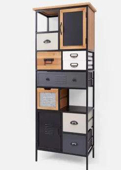 bonprix Schränke & Vitrinen|Schrank grau/braun