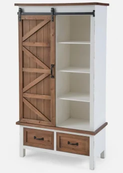 bonprix Schränke & Vitrinen|Schrank mit Schiebetür natur/weiß