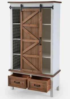 bonprix Schränke & Vitrinen|Schrank mit Schiebetür natur/weiß