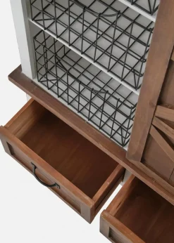 bonprix Schränke & Vitrinen|Schrank mit Schiebetür natur/weiß