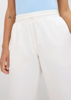 bonprix Bekleidung·Röcke|Bekleidung·Kleider|Scuba-Hose, 3/4-Länge wollweiß