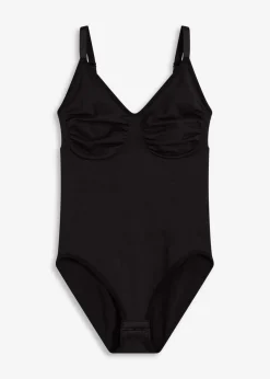 bonprix Wäsche·Bodies|Wäsche·Shapewear|Seamless Medium Shape Body schwarz