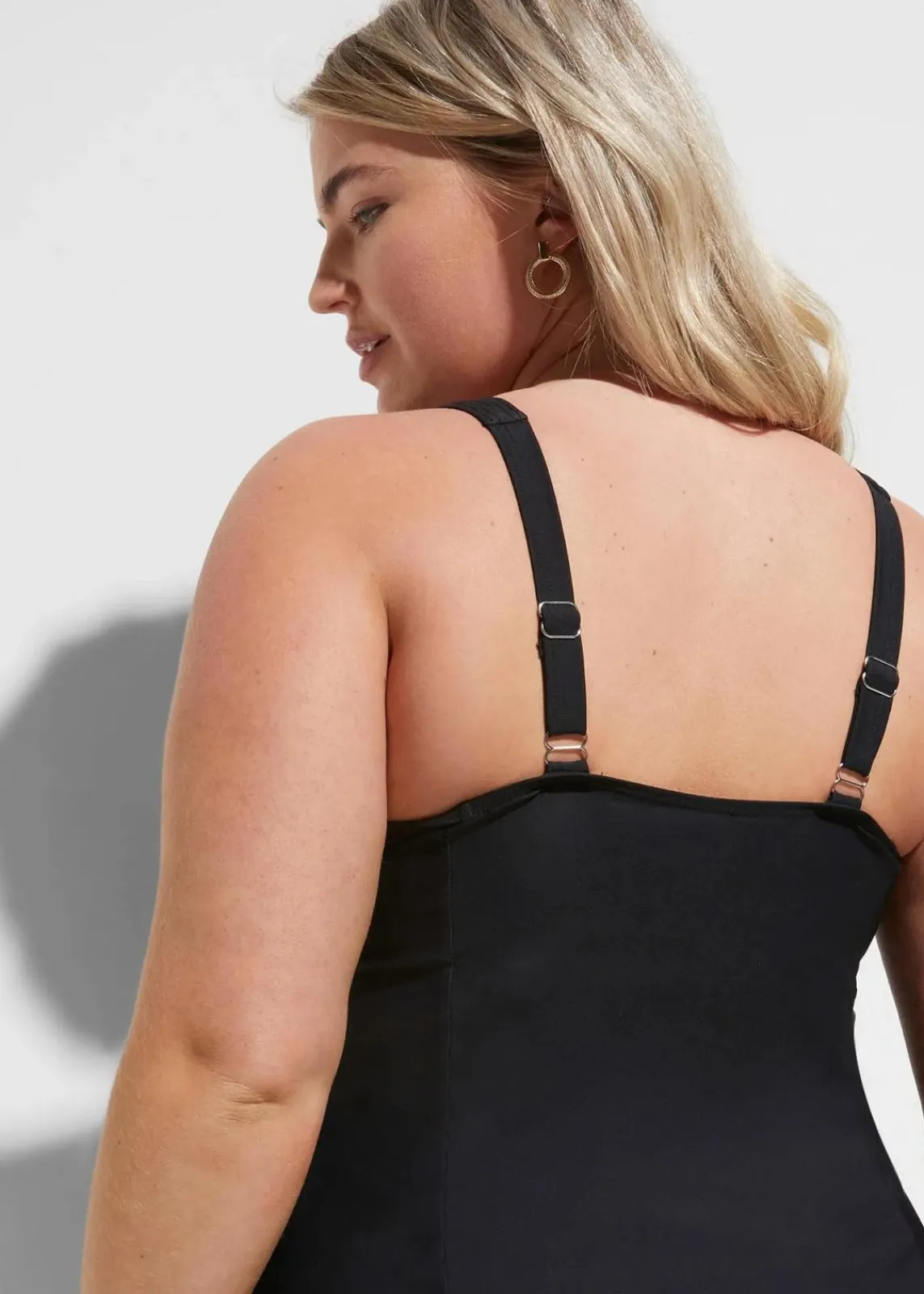 bonprix Nachhaltigere Materialien|Badekleider|Shape Badekleid leichte Formkraft schwarz