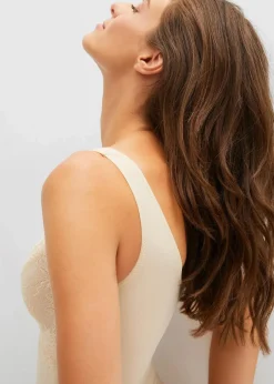 bonprix Wäsche·Bodies|Wäsche·Shapewear|Shape Body ohne Bügel mit mittlerer Formkraft puder