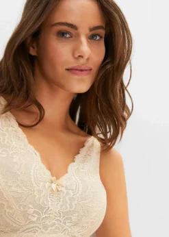 bonprix Wäsche·Bodies|Wäsche·Shapewear|Shape Body ohne Bügel mit mittlerer Formkraft puder