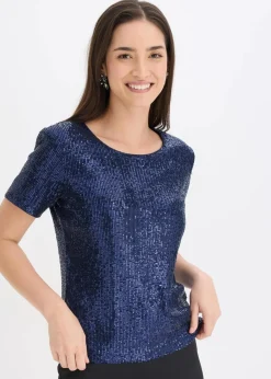 bonprix Shirts & Tops|Shirt dunkelblau