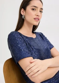 bonprix Shirts & Tops|Shirt dunkelblau