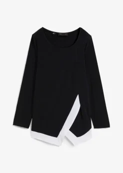 bonprix Shirts & Tops|Shirt schwarz/weiß