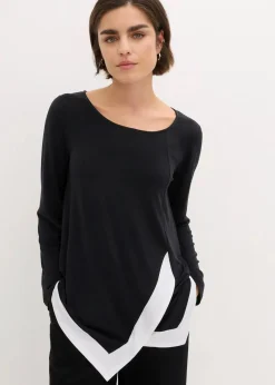 bonprix Shirts & Tops|Shirt schwarz/weiß