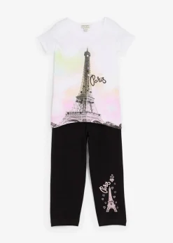 Shirt + 3/4 Leggings aus reiner Bio-Baumwolle (2-tlg)|bonprix Hot