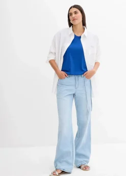 Shirt aus fließendem Viskose-Mix|bonprix Hot