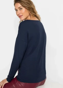 Shirt aus fließendem Viskose-Mix|bonprix Online