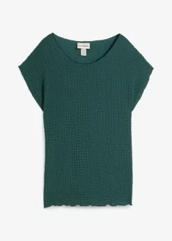 bonprix Shirts & Tops|Shirt aus leichtem Crêpe mattgrün