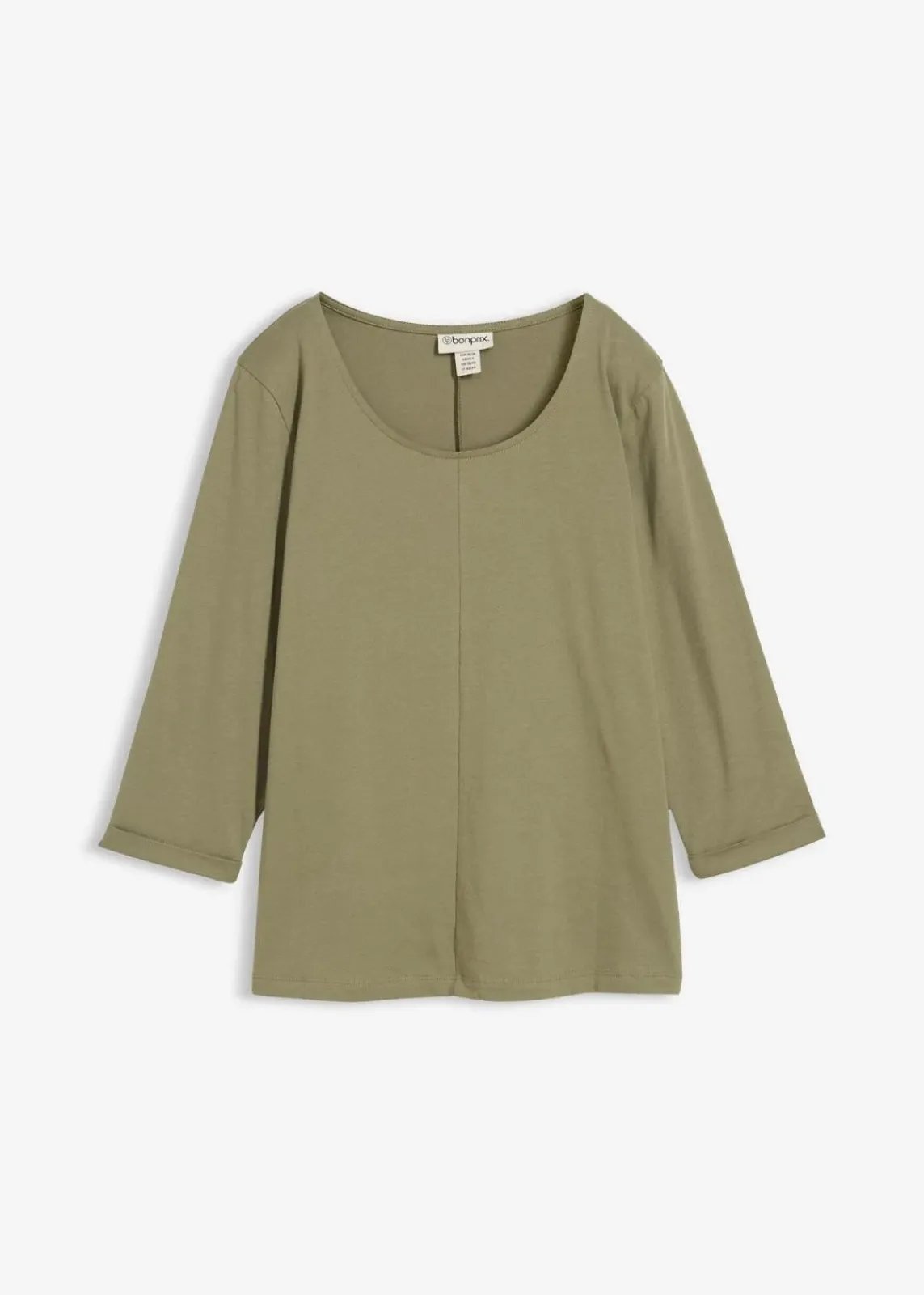 bonprix Shirts & Tops|Nachhaltigere Materialien|Shirt aus reiner Baumwolle oliv