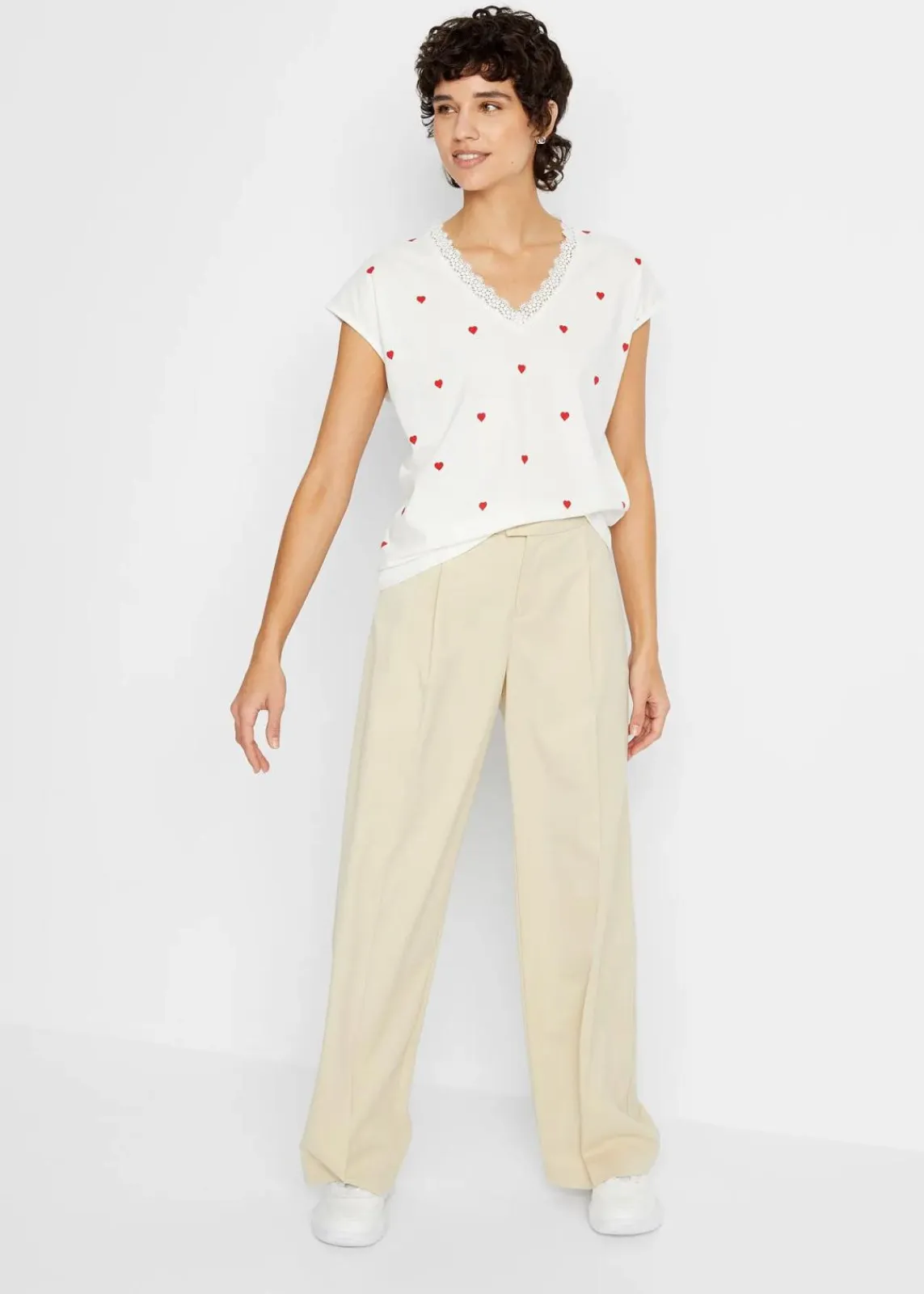 Shirt aus reiner Baumwolle|bonprix Hot