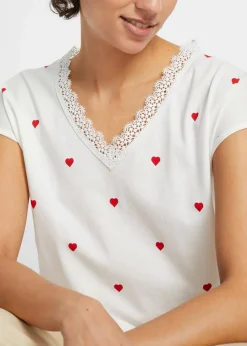 Shirt aus reiner Baumwolle|bonprix Hot