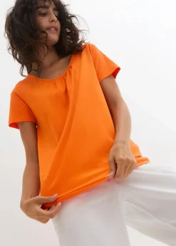 Shirt aus reiner Baumwolle, Kurzarm|bonprix Clearance