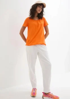 Shirt aus reiner Baumwolle, Kurzarm|bonprix Clearance