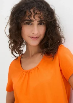 Shirt aus reiner Baumwolle, Kurzarm|bonprix Clearance