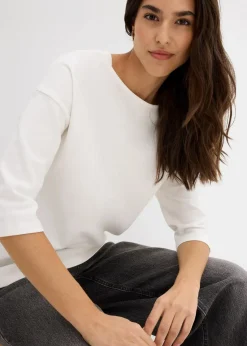 Shirt aus reiner Baumwolle|bonprix Hot