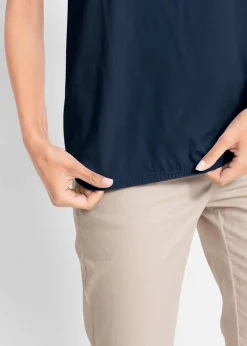 Shirt aus reiner Baumwolle, Kurzarm|bonprix Online