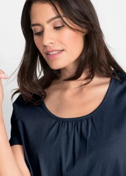 Shirt aus reiner Baumwolle, Kurzarm|bonprix Online