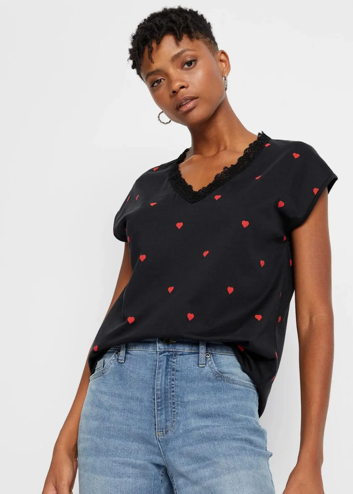 Shirt aus reiner Baumwolle|bonprix Outlet