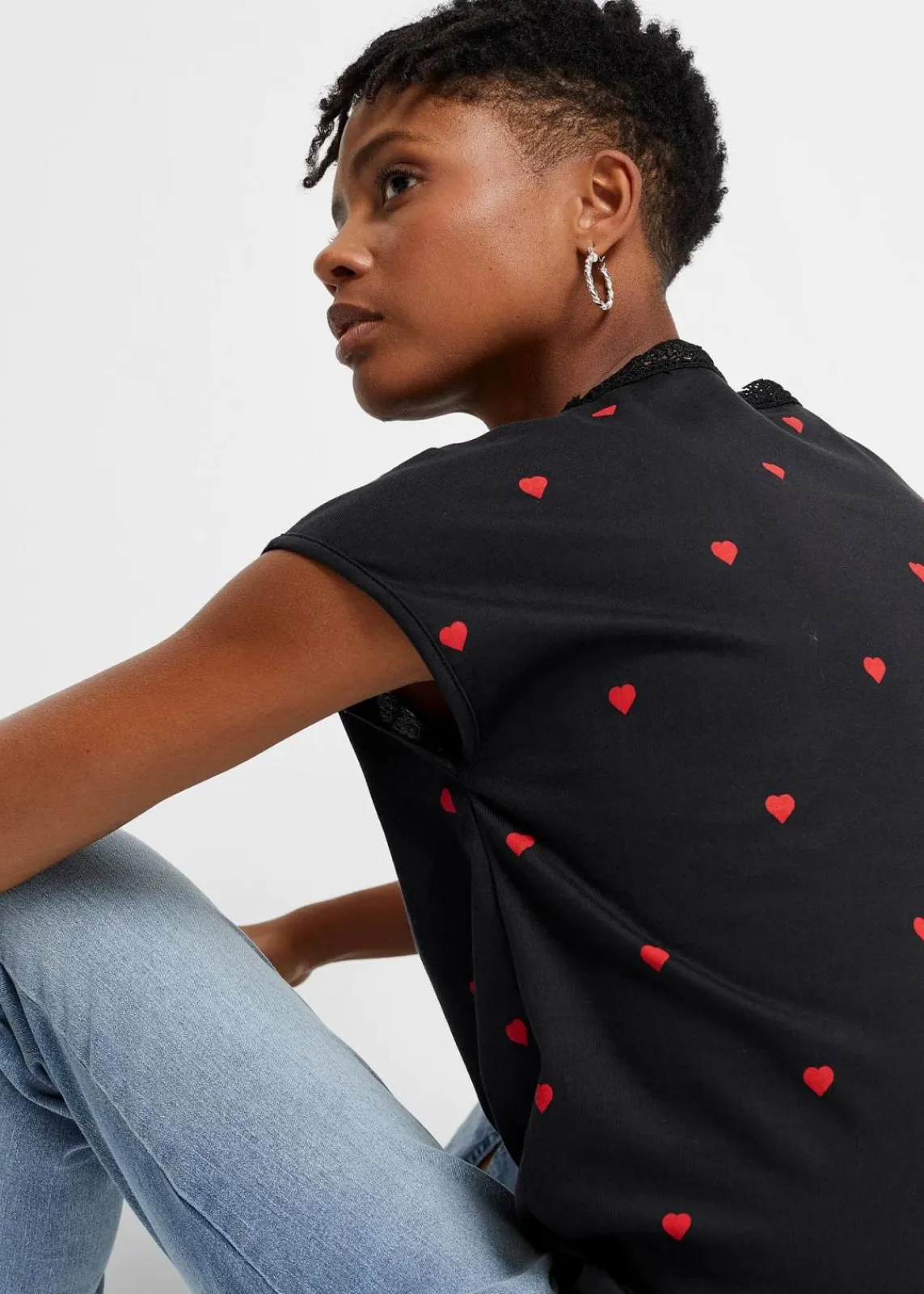 Shirt aus reiner Baumwolle|bonprix Outlet