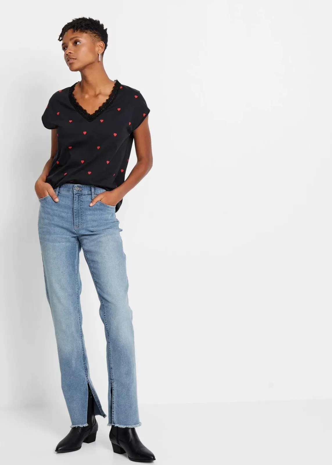 Shirt aus reiner Baumwolle|bonprix Outlet