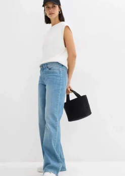 bonprix Nachhaltigere Materialien|Shirts & Tops|Shirt aus reiner Bio-Baumwolle wollweiß