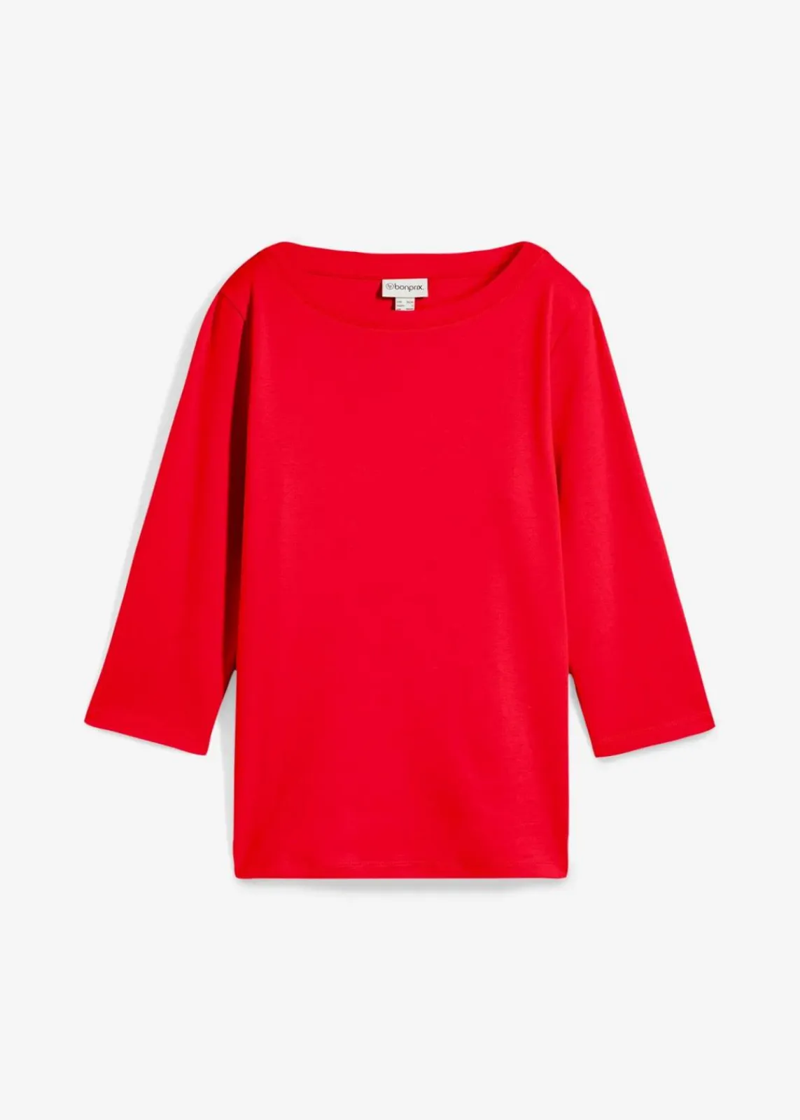 bonprix Bekleidung·Röcke|Basics|Shirt aus reiner schwerer Bio-Baumwolle lavarot