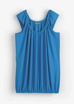 bonprix Shirts & Tops|Shirt aus softem Viskose-Mix gletscherblau