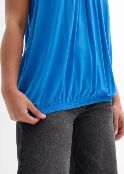 bonprix Shirts & Tops|Shirt aus softem Viskose-Mix gletscherblau