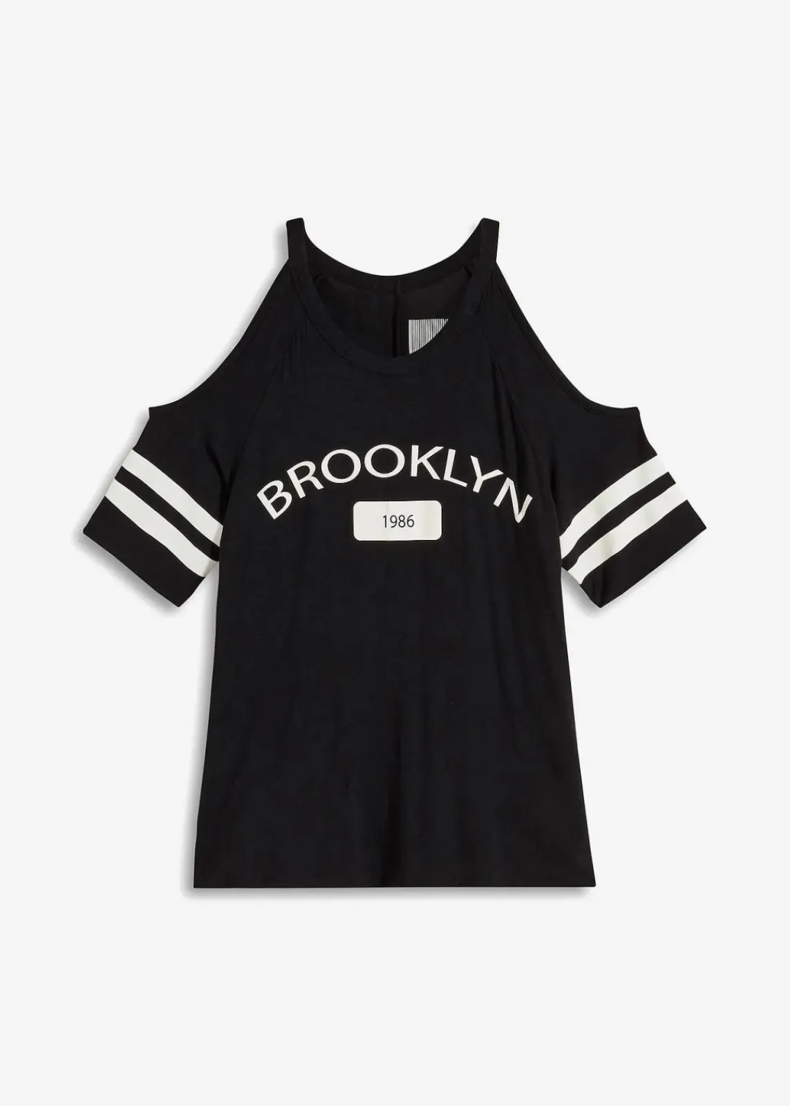 bonprix Shirts & Tops|Nachhaltigere Materialien|Shirt aus softer Viskose schwarz bedruckt