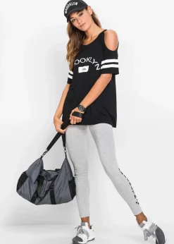 bonprix Shirts & Tops|Nachhaltigere Materialien|Shirt aus softer Viskose schwarz bedruckt